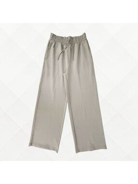 NWT All In Motion Ribbed Wide-Leg Pants | Taupe | Size S | WPT-100110
